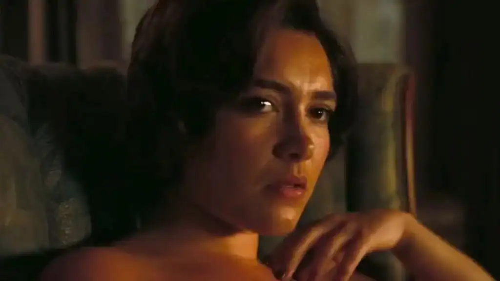 Florence Pugh in Oppenheimer.