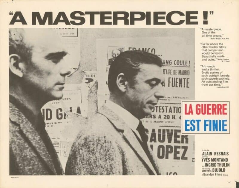 Alain Resnais – La guerre est finie